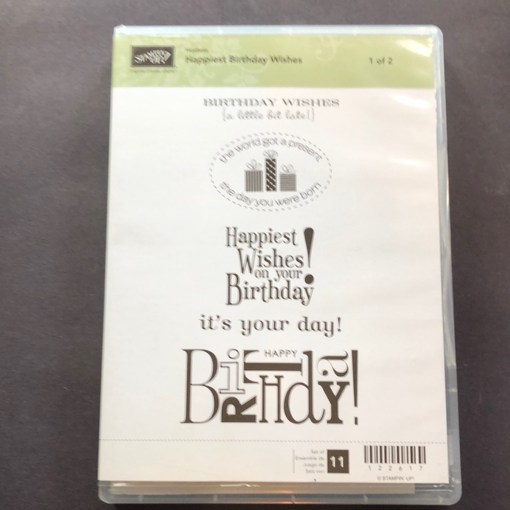 Stampin’ Up! Happiest Birthday Wishes